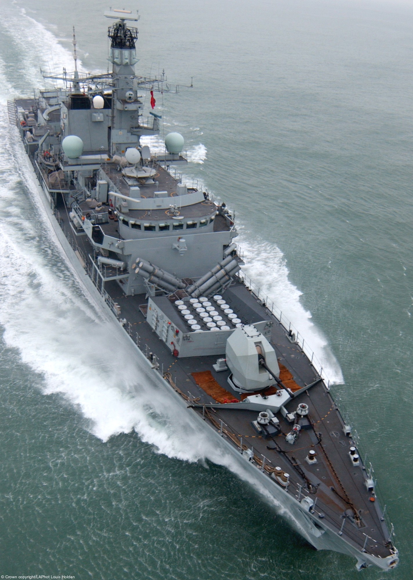 f229 hms lancaster type 23 duke class guided missile frigate royal navy 54
