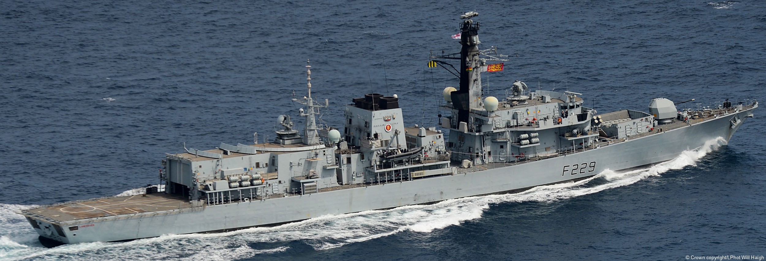 f229 hms lancaster type 23 duke class guided missile frigate royal navy 60