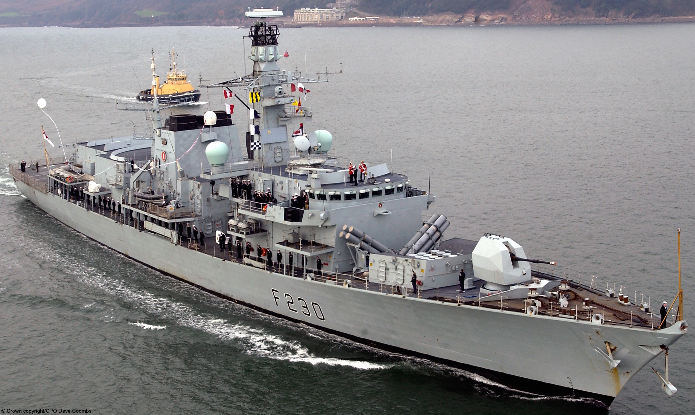 f230 hms norfolk type 23 duke class guided missile frigate ffg royal navy 09