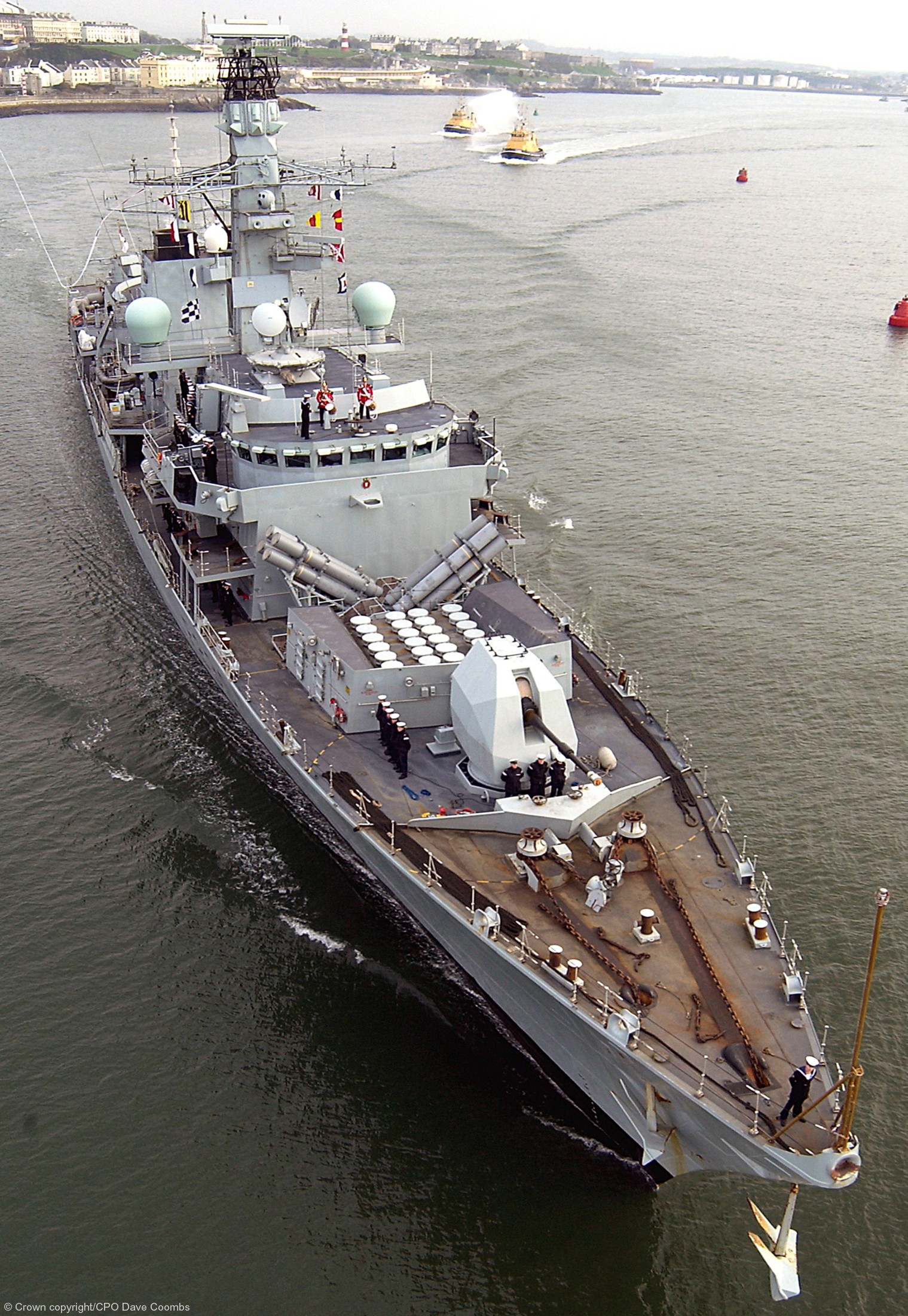 f230 hms norfolk type 23 duke class guided missile frigate ffg royal navy 10