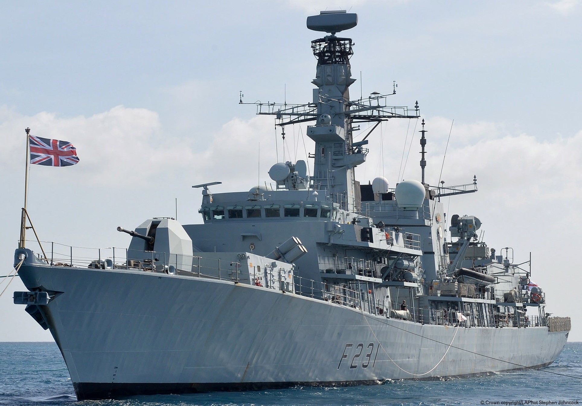 f231 hms argyll type 23 duke class guided missile frigate ffg royal navy 69