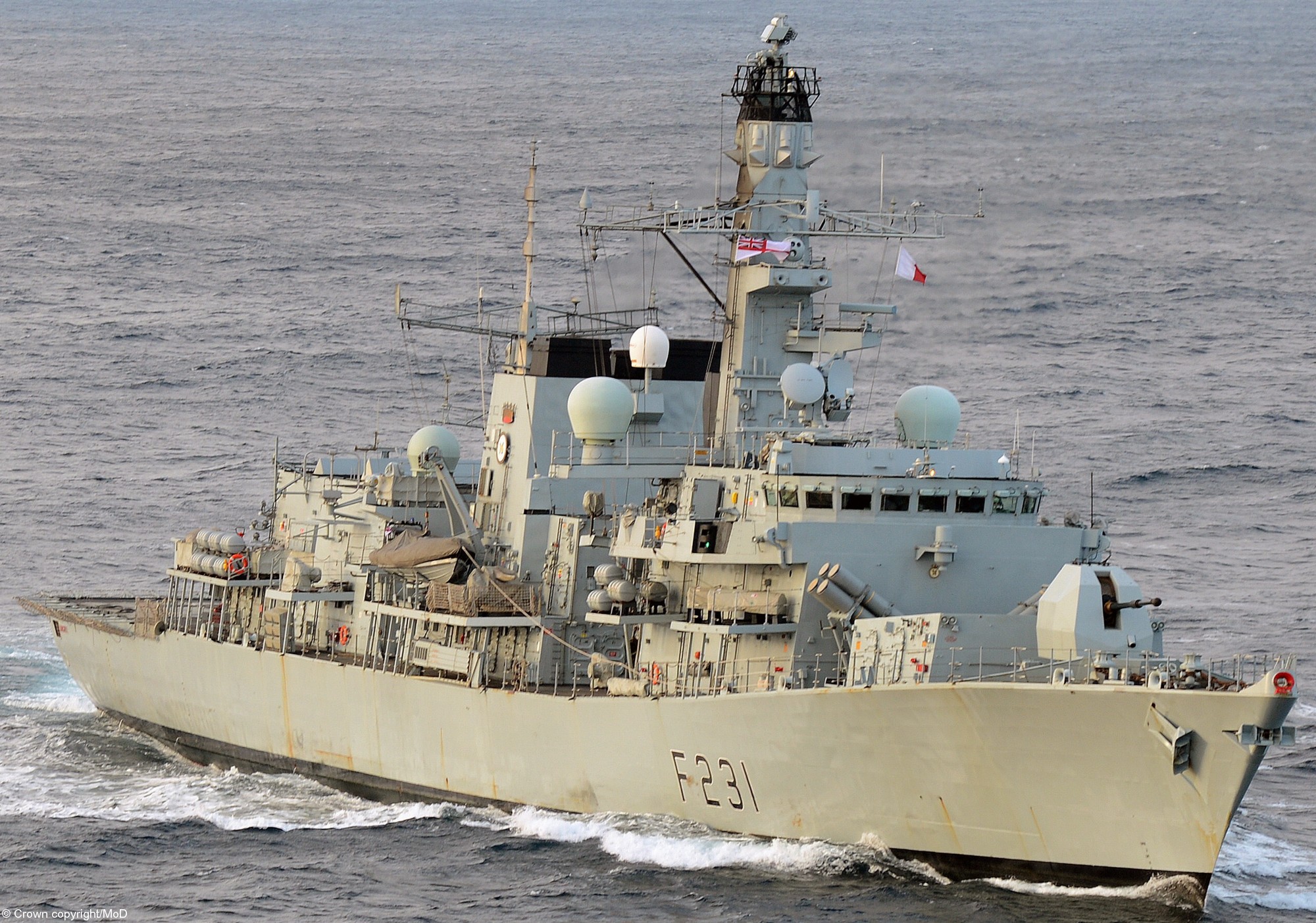 f231 hms argyll type 23 duke class guided missile frigate ffg royal navy 77