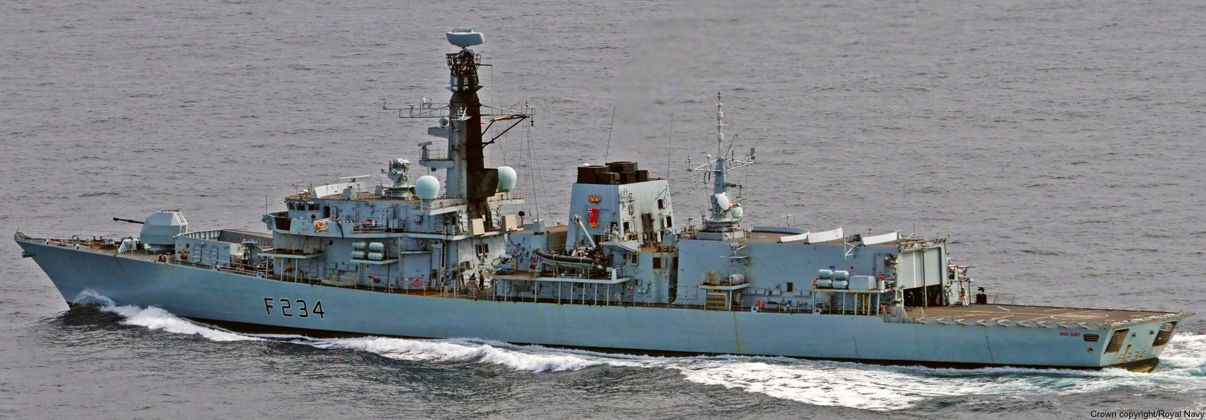 f-234 hms iron duke type 23 duke class guided missile frigate royal navy 24