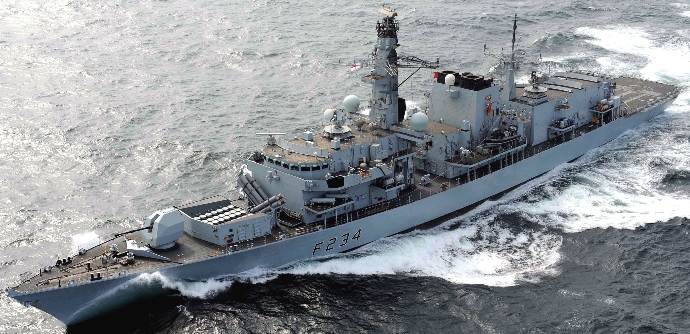 f234 hms iron duke type 23 duke class guided missile frigate ffg royal navy 35