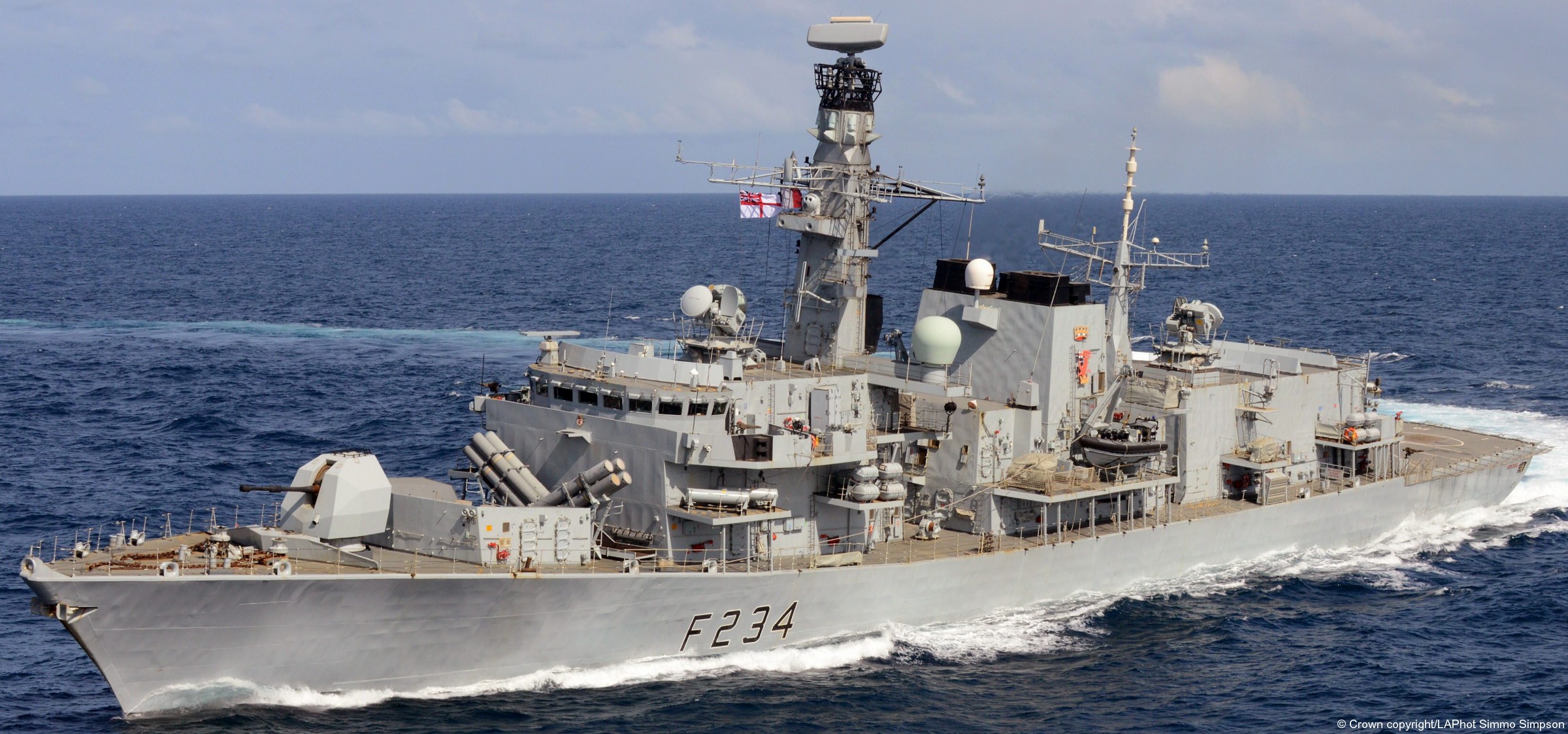 f234 hms iron duke type 23 duke class guided missile frigate ffg royal navy 48