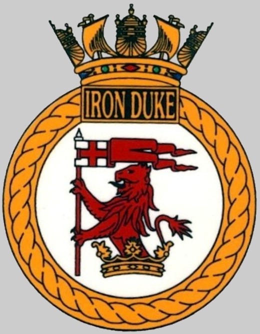 f-234 hms iron duke insignia crest patch badge type 23 class frigate royal navy 03c
