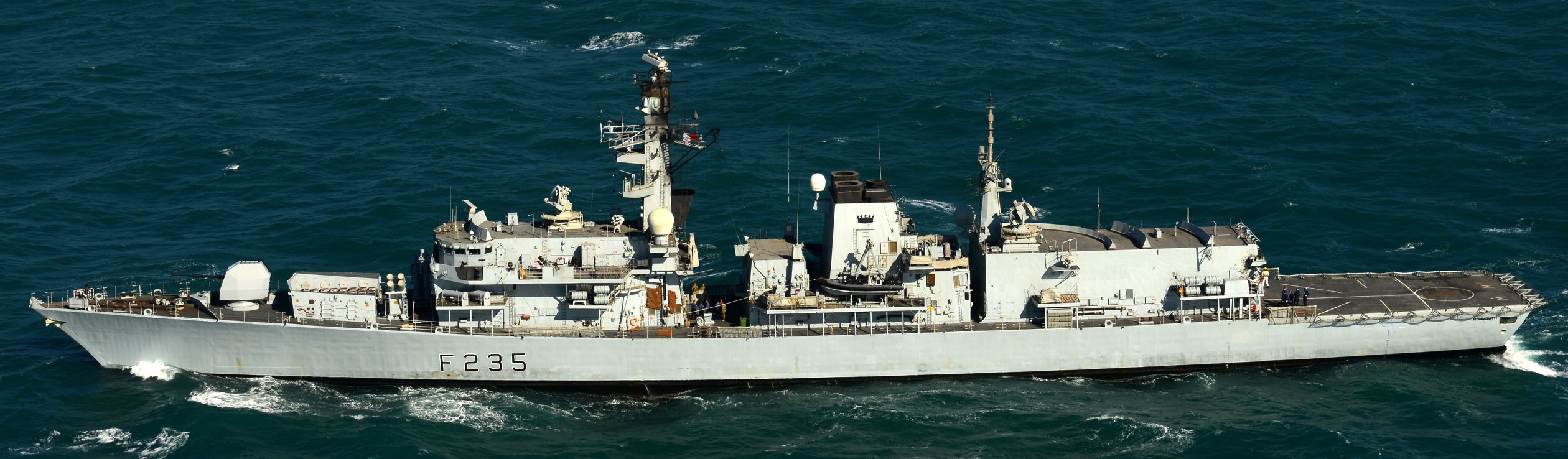 f-235 hms monmouth type 23 duke class guided missile frigate ffg royal navy 09