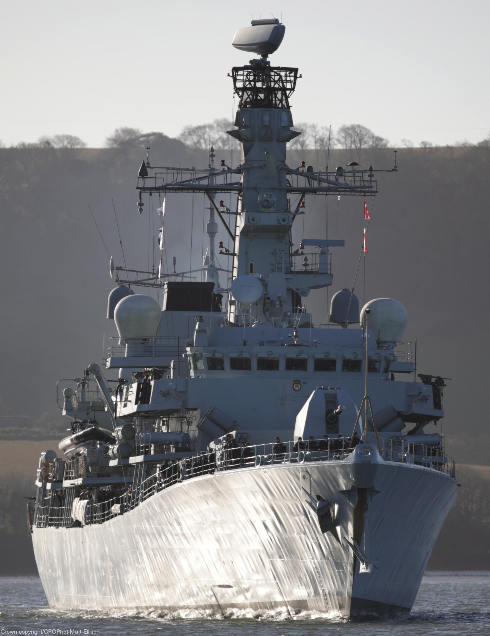 f-235 hms monmouth type 23 duke class guided missile frigate ffg royal navy 12
