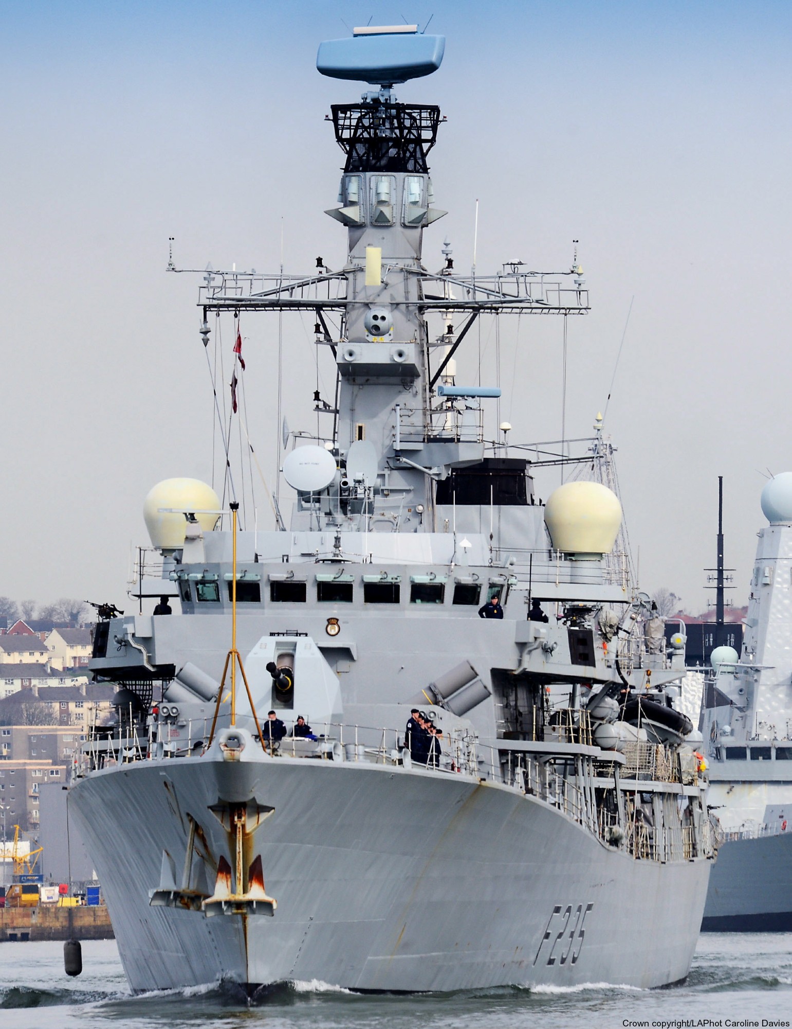 f-235 hms monmouth type 23 duke class guided missile frigate ffg royal navy 20