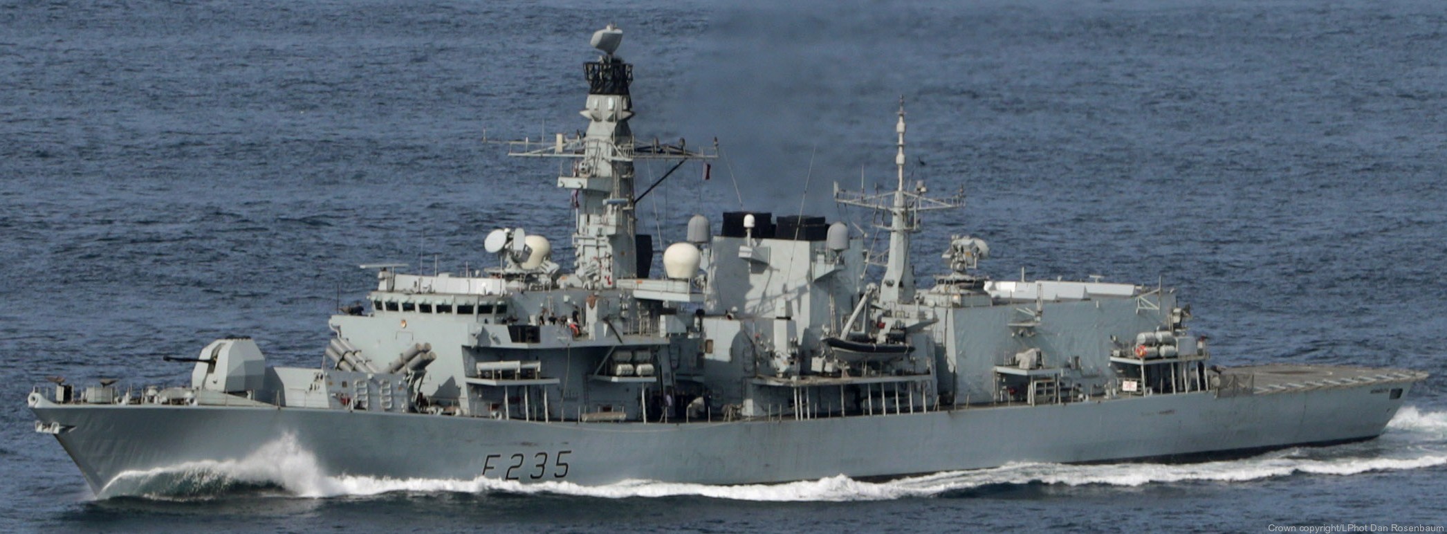 f-235 hms monmouth type 23 duke class guided missile frigate ffg royal navy 28