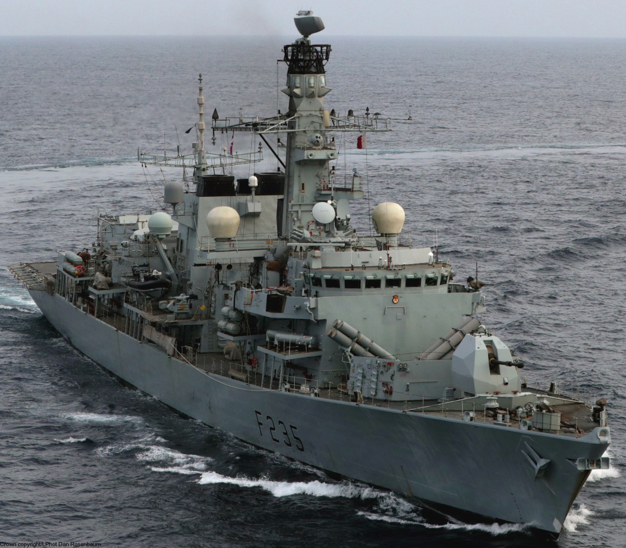 f-235 hms monmouth type 23 duke class guided missile frigate ffg royal navy 31