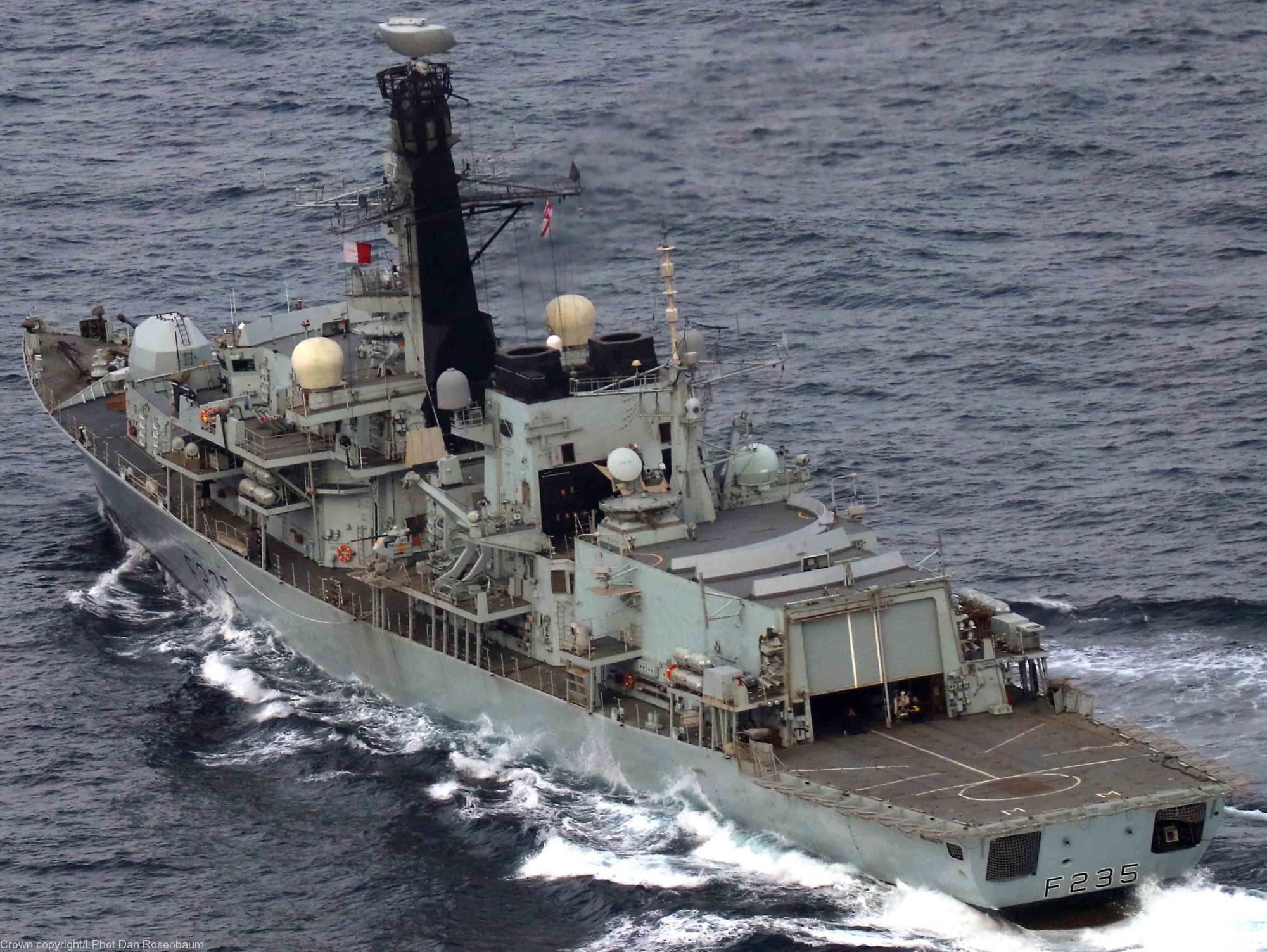 f-235 hms monmouth type 23 duke class guided missile frigate ffg royal navy 32