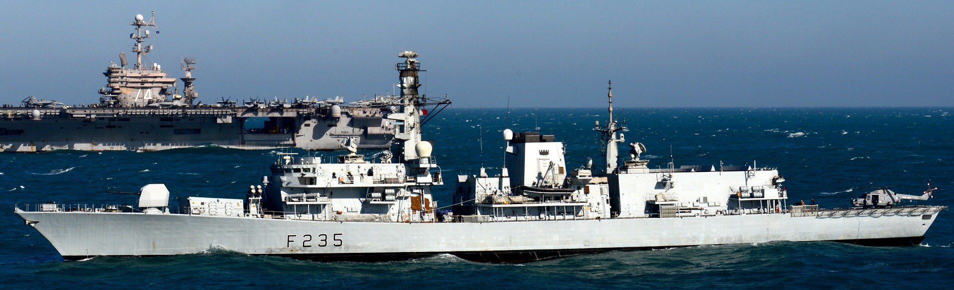 f-235 hms monmouth type 23 duke class guided missile frigate ffg royal navy 43