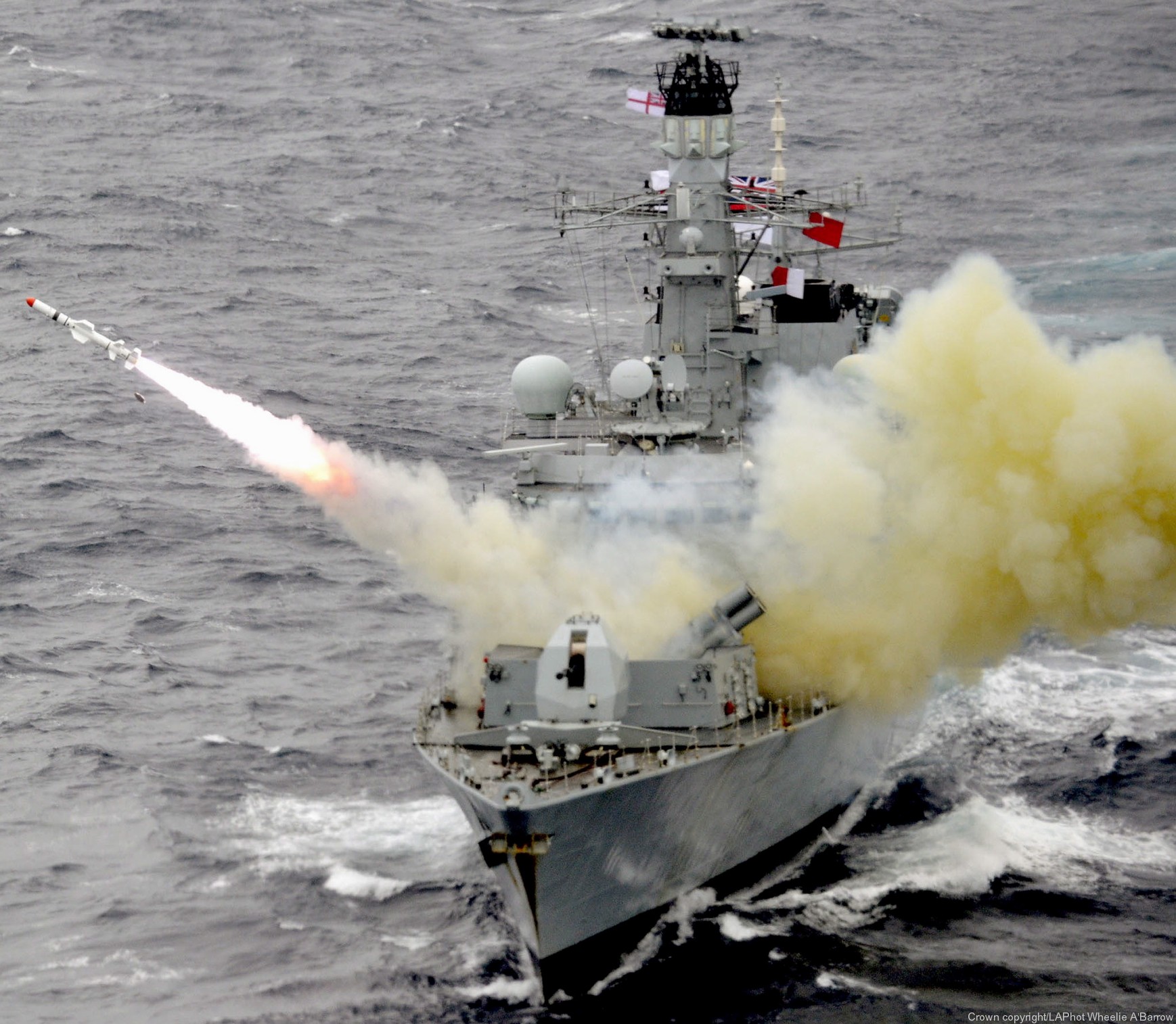 f-236 hms montrose type 23 duke class guided missile frigate ffg royal navy 05 harpoon rgm-84