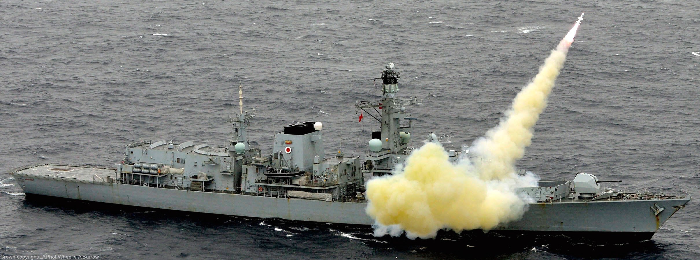 f-236 hms montrose type 23 duke class guided missile frigate ffg royal navy 07 harpoon ssm