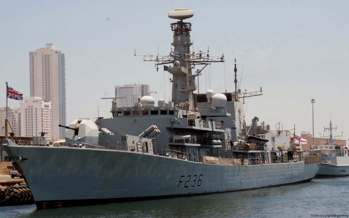 f-236 hms montrose type 23 duke class guided missile frigate ffg royal navy 28