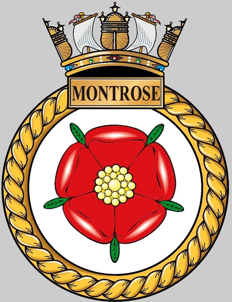 f-236 hms montrose insignia crest patch badge type 23 duke class frigate royal navy 02c