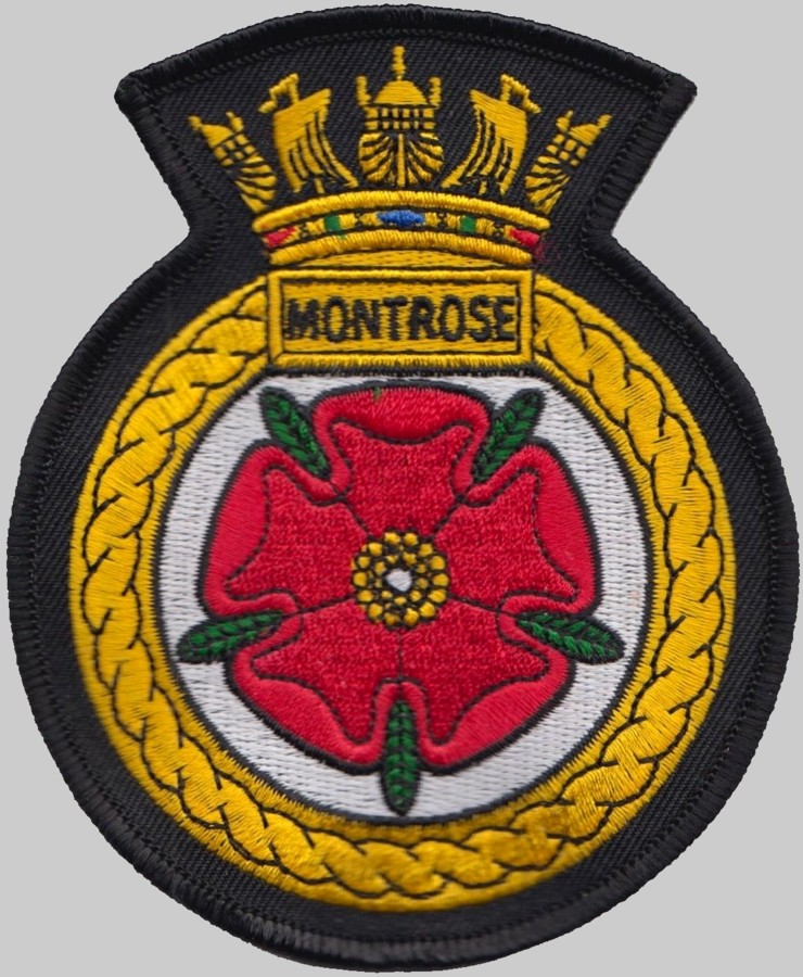 f-236 hms montrose insignia crest patch badge type 23 duke class frigate royal navy 02p
