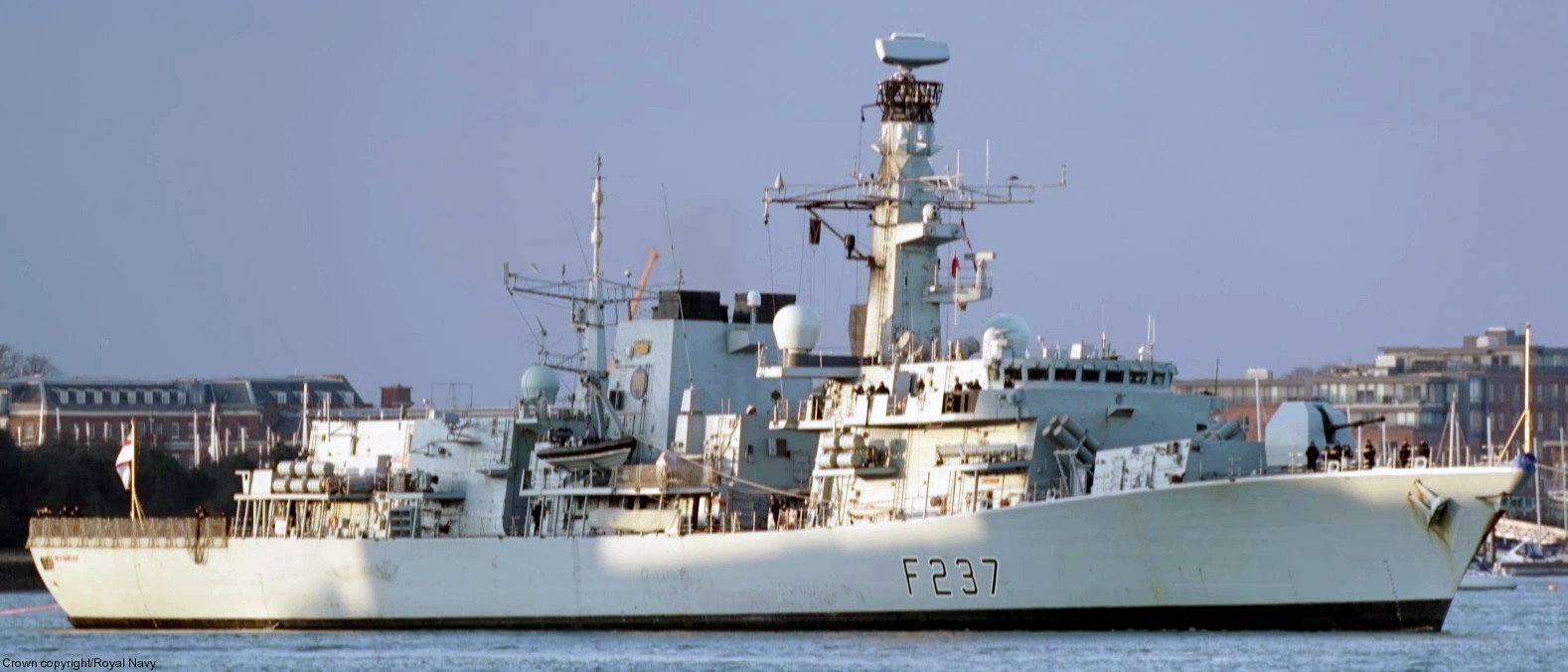 f-237 hms westminster type 23 duke class guided missile frigate ffg royal navy 20 hmnb portsmouth