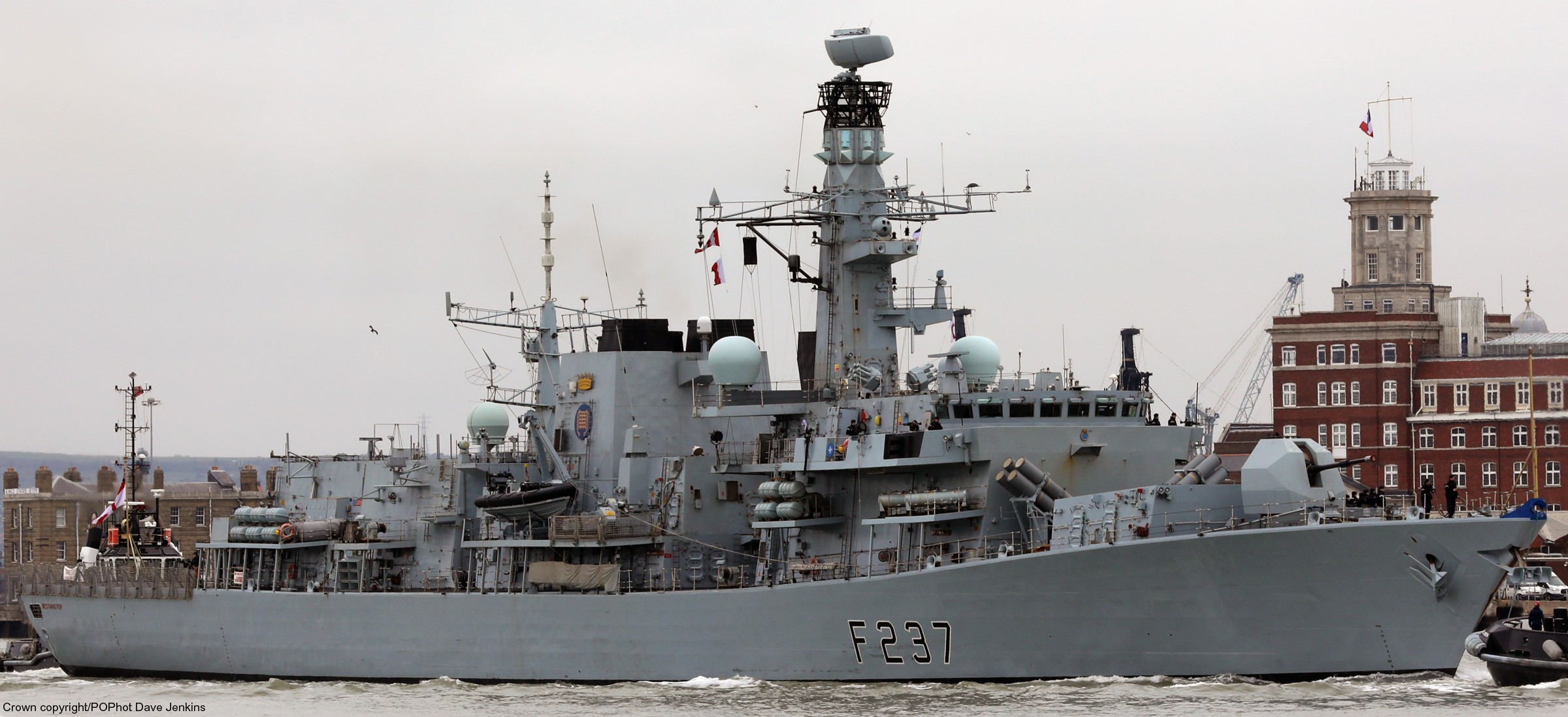 f-237 hms westminster type 23 duke class guided missile frigate ffg royal navy 22