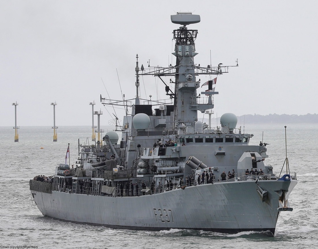 f-237 hms westminster type 23 duke class guided missile frigate ffg royal navy 35