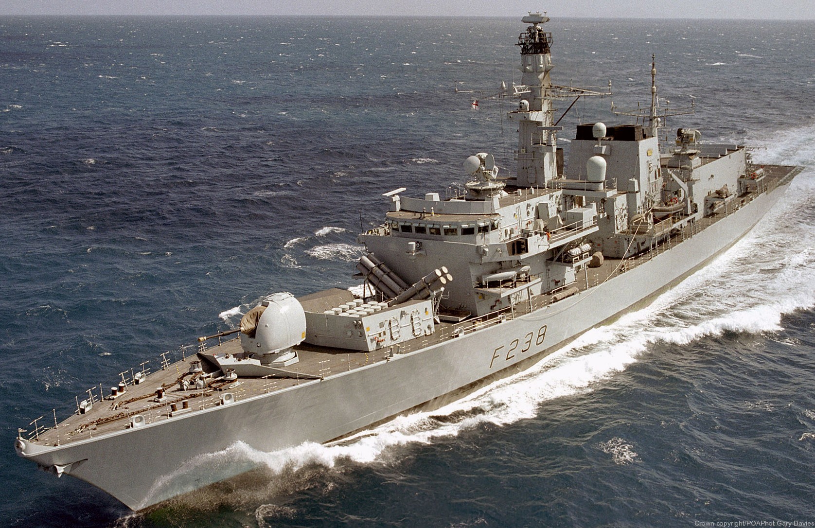 f-238 hms northumberland type 23 duke class guided missile frigate ffg royal navy 07