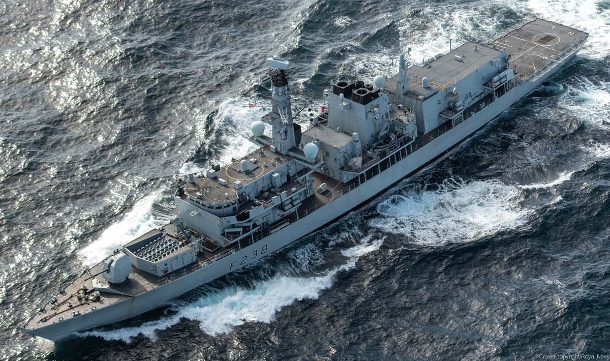 f-238 hms northumberland type 23 duke class guided missile frigate royal navy 15
