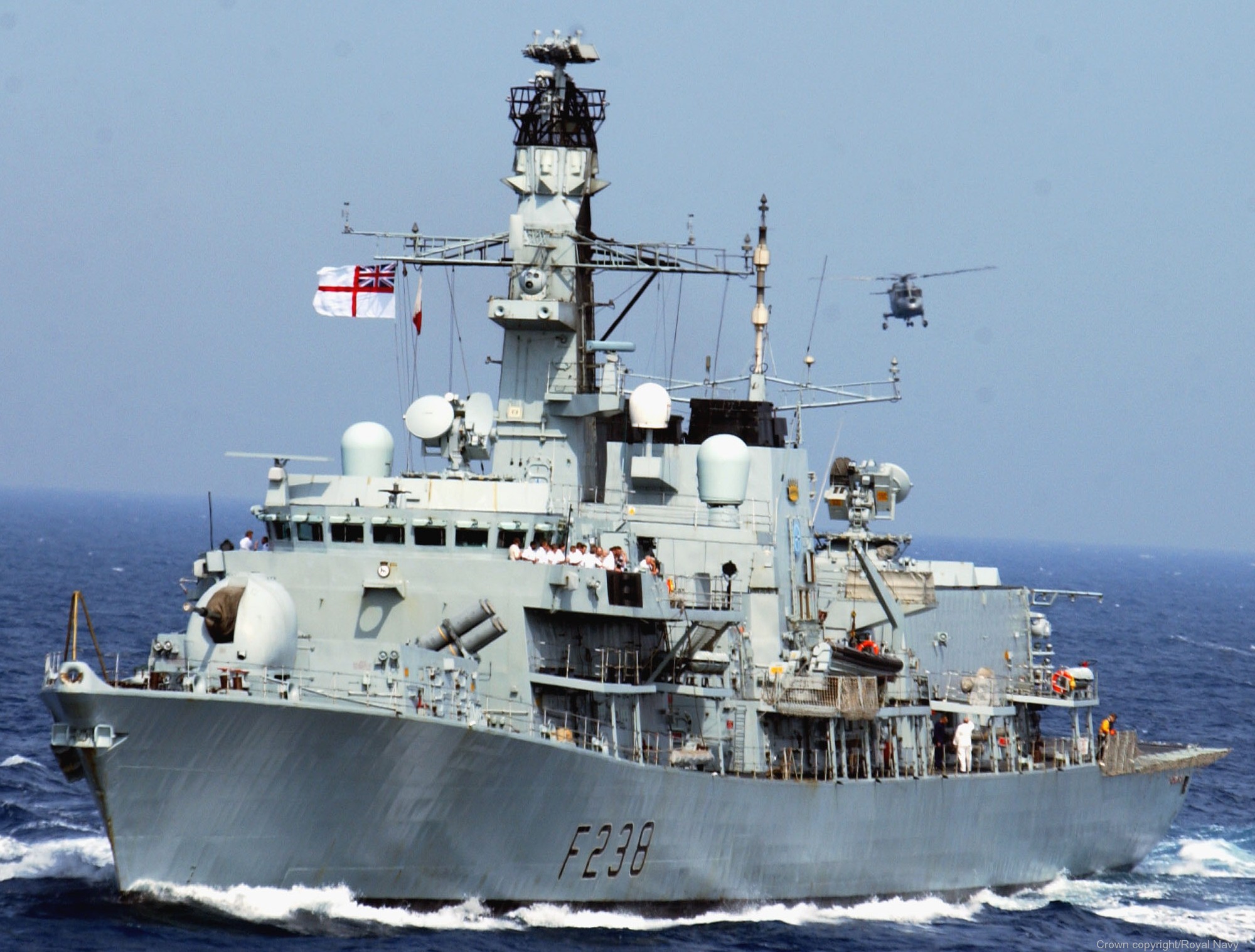 f-238 hms northumberland type 23 duke class guided missile frigate royal navy 18