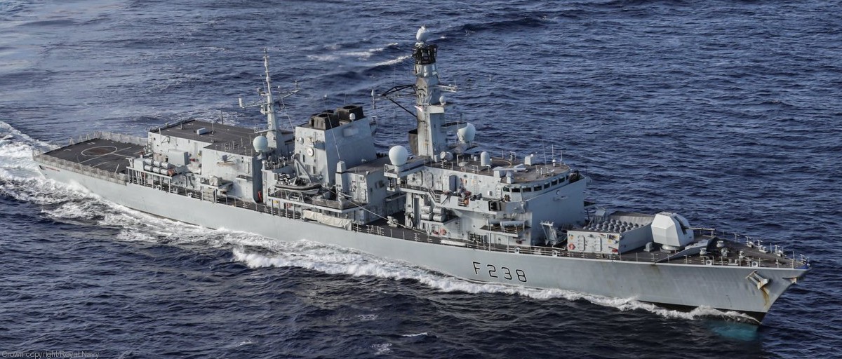 f-238 hms northumberland type 23 duke class guided missile frigate royal navy 34