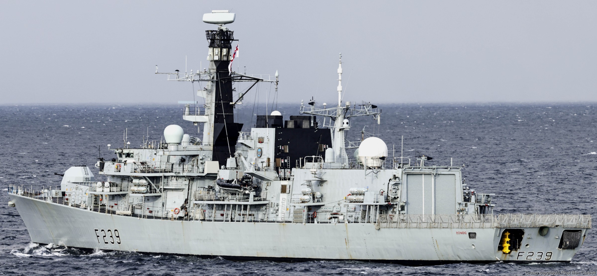 f-239 hms richmond type 23 duke class guided missile frigate ffg royal navy 18
