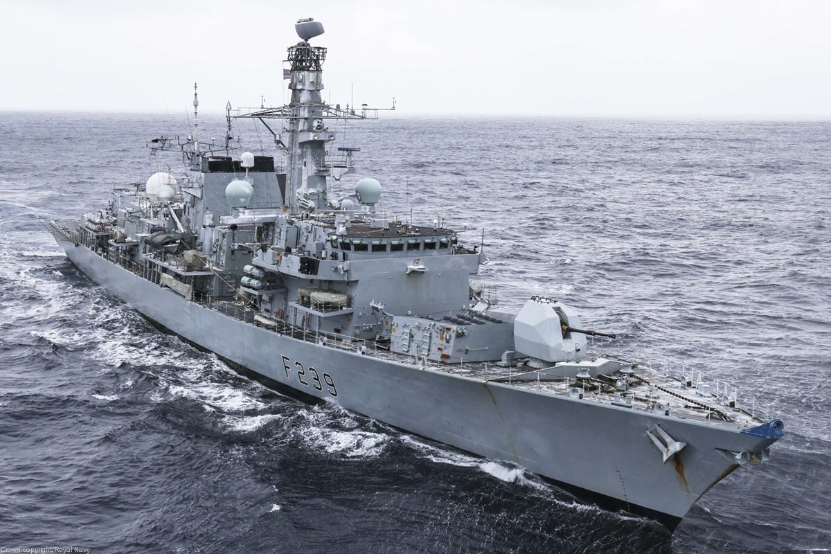 f-239 hms richmond type 23 duke class guided missile frigate ffg royal navy 34
