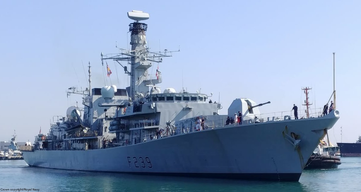 f-239 hms richmond type 23 duke class guided missile frigate ffg royal navy 37