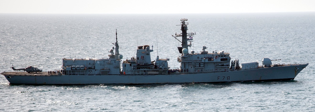 f-78 hms kent type 23 duke class guided missile frigate ffg royal navy 12
