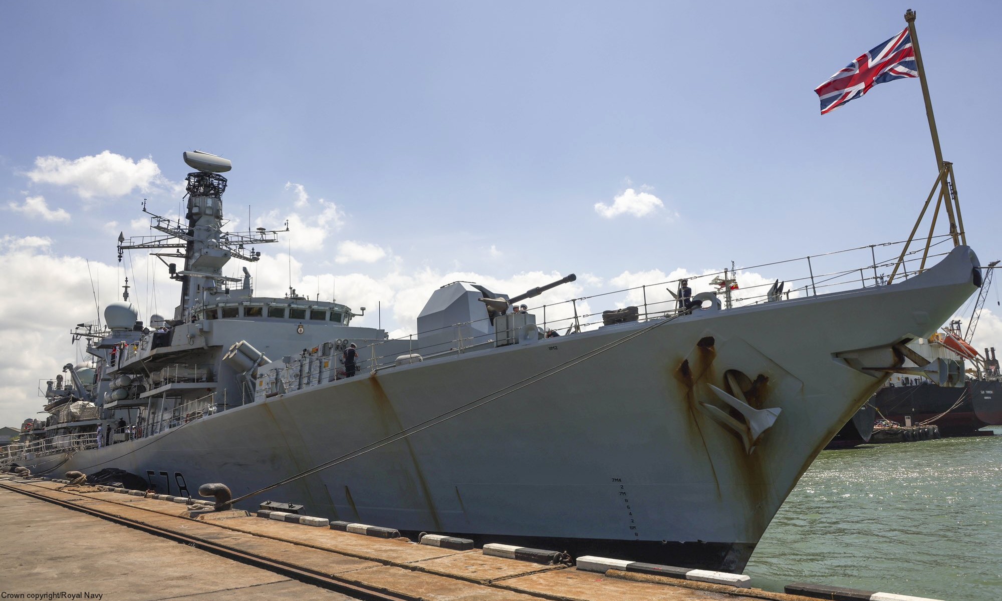 f-78 hms kent type 23 duke class guided missile frigate ffg royal navy 15