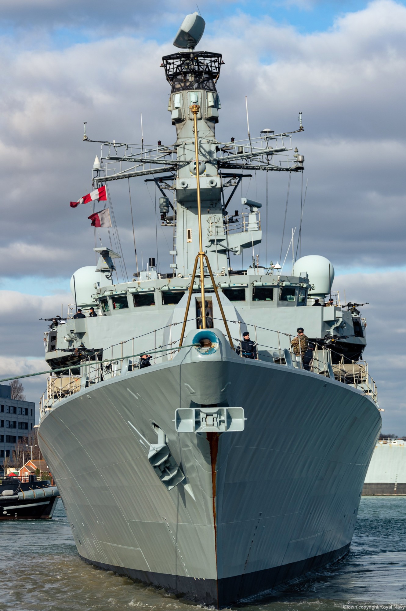 f-78 hms kent type 23 duke class guided missile frigate ffg royal navy 20