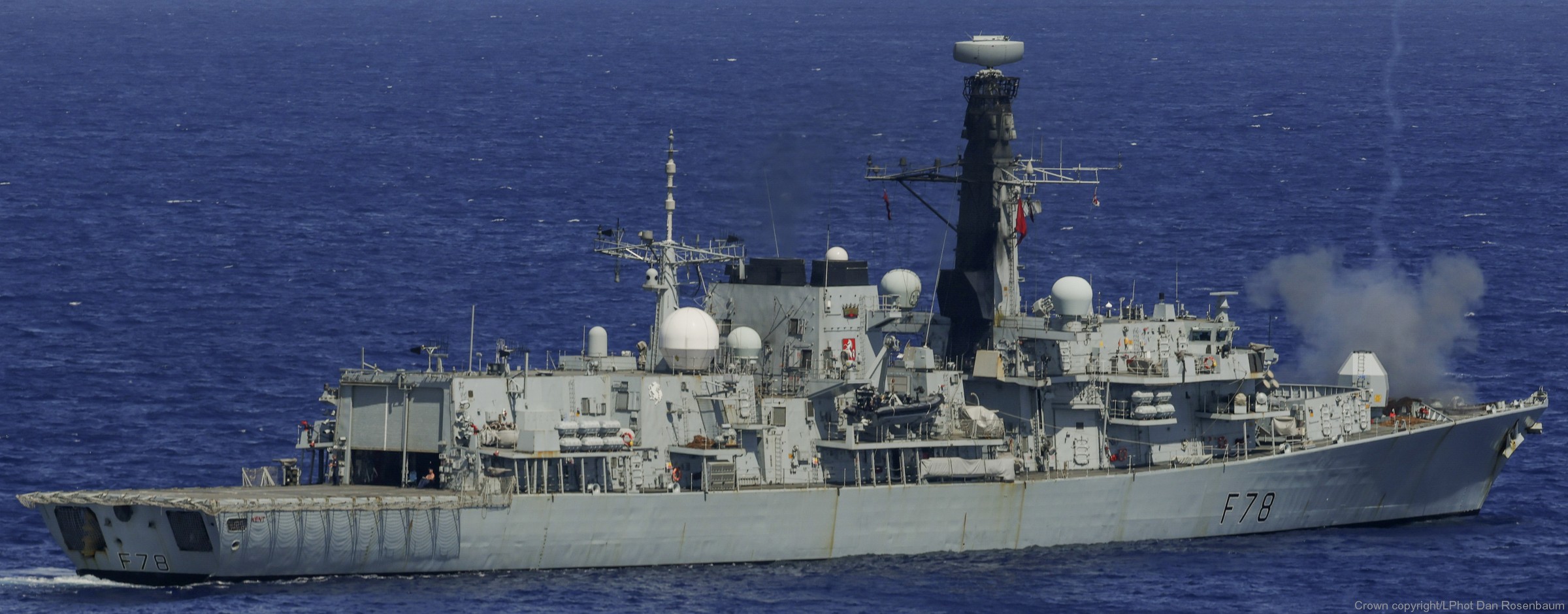 f-78 hms kent type 23 duke class guided missile frigate ffg royal navy 25