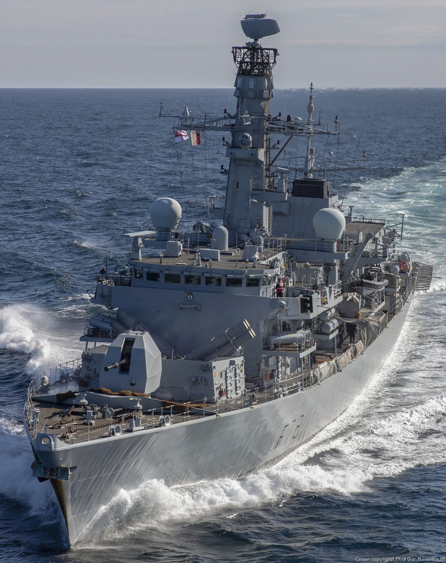 f-78 hms kent type 23 duke class guided missile frigate ffg royal navy 28