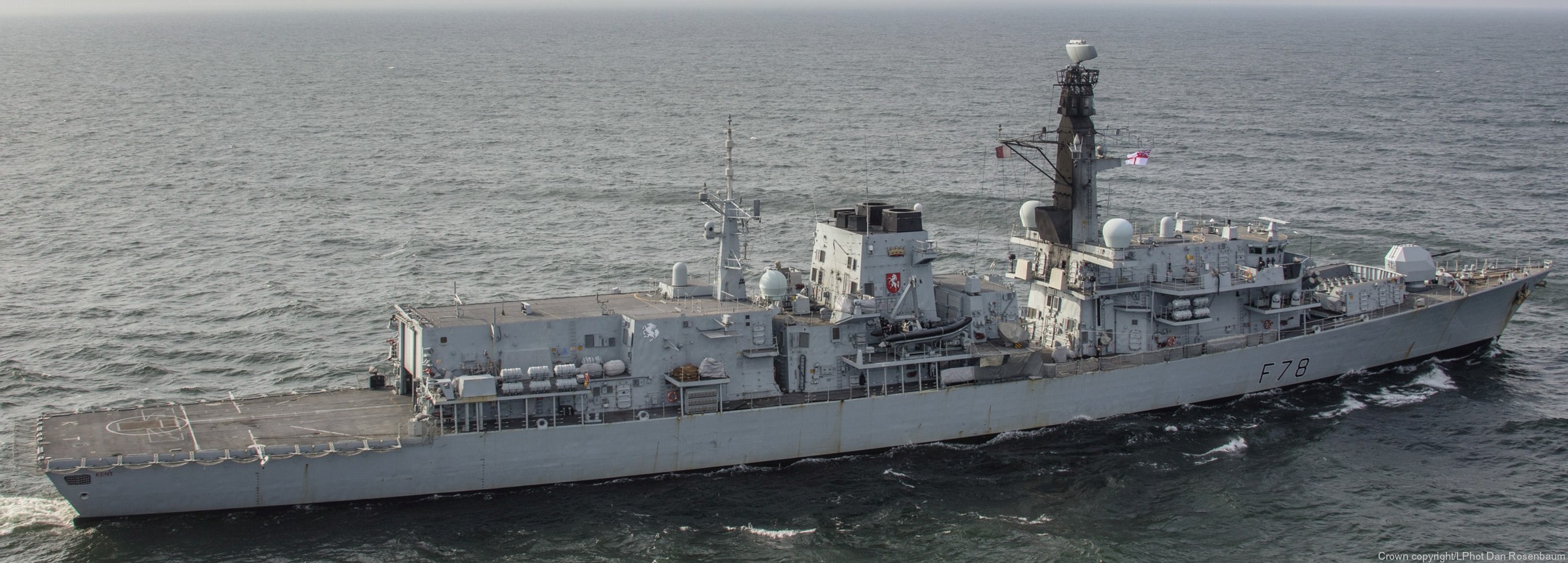 f-78 hms kent type 23 duke class guided missile frigate ffg royal navy 30