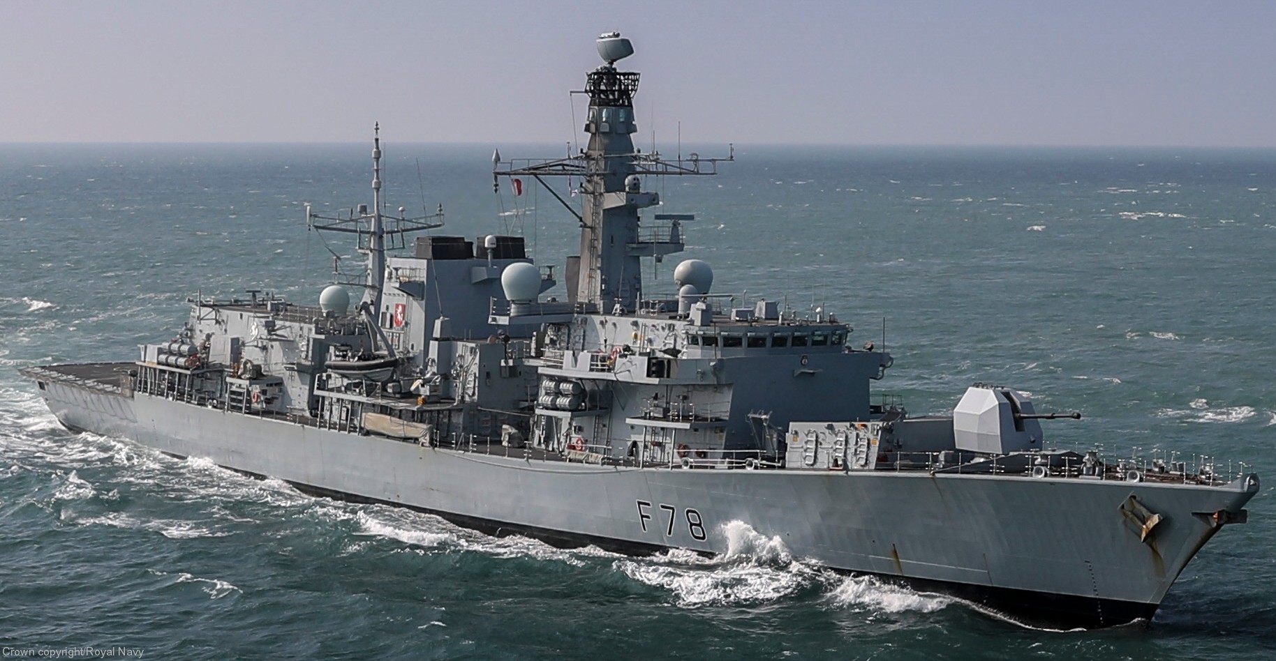 f-78 hms kent type 23 duke class guided missile frigate ffg royal navy 39