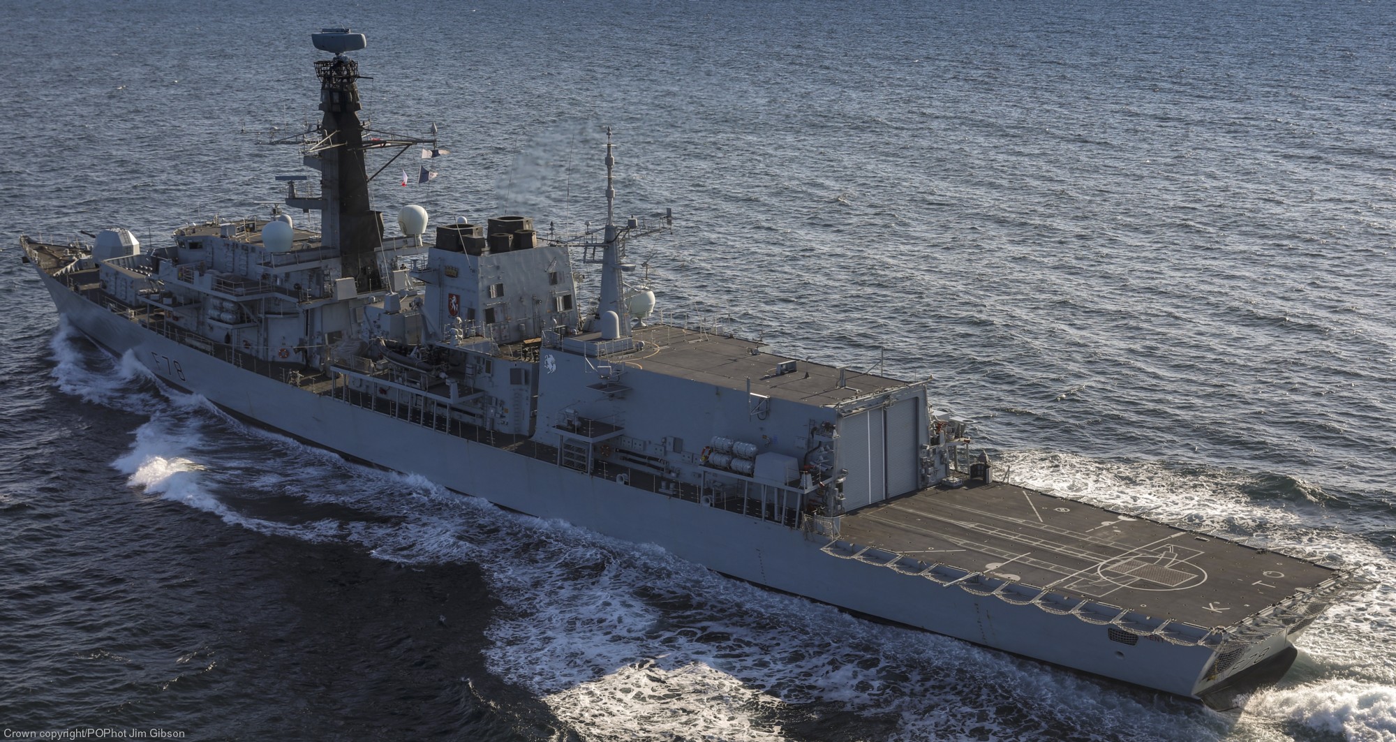 f-78 hms kent type 23 duke class guided missile frigate ffg royal navy 40