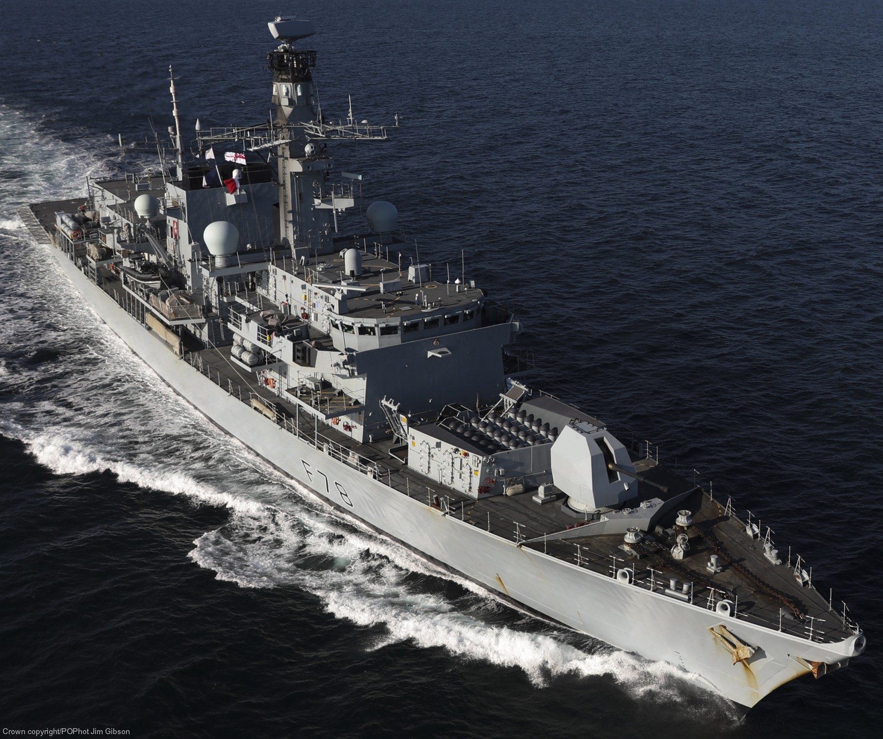 f-78 hms kent type 23 duke class guided missile frigate ffg royal navy 41