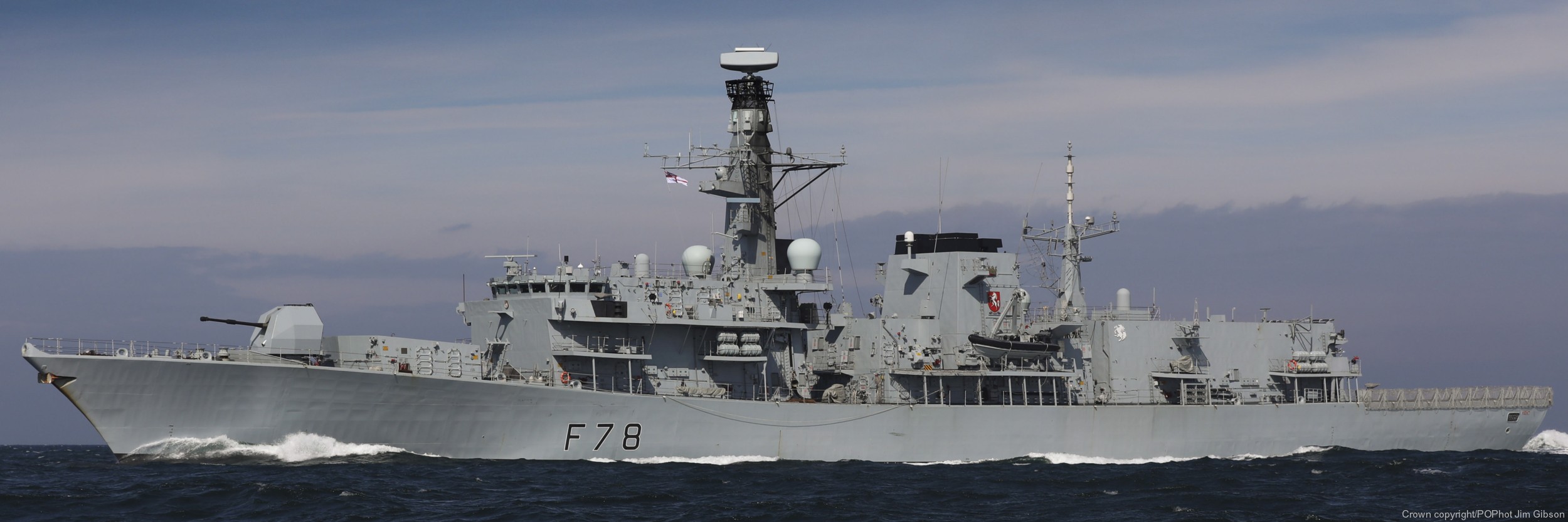 f-78 hms kent type 23 duke class guided missile frigate ffg royal navy 42