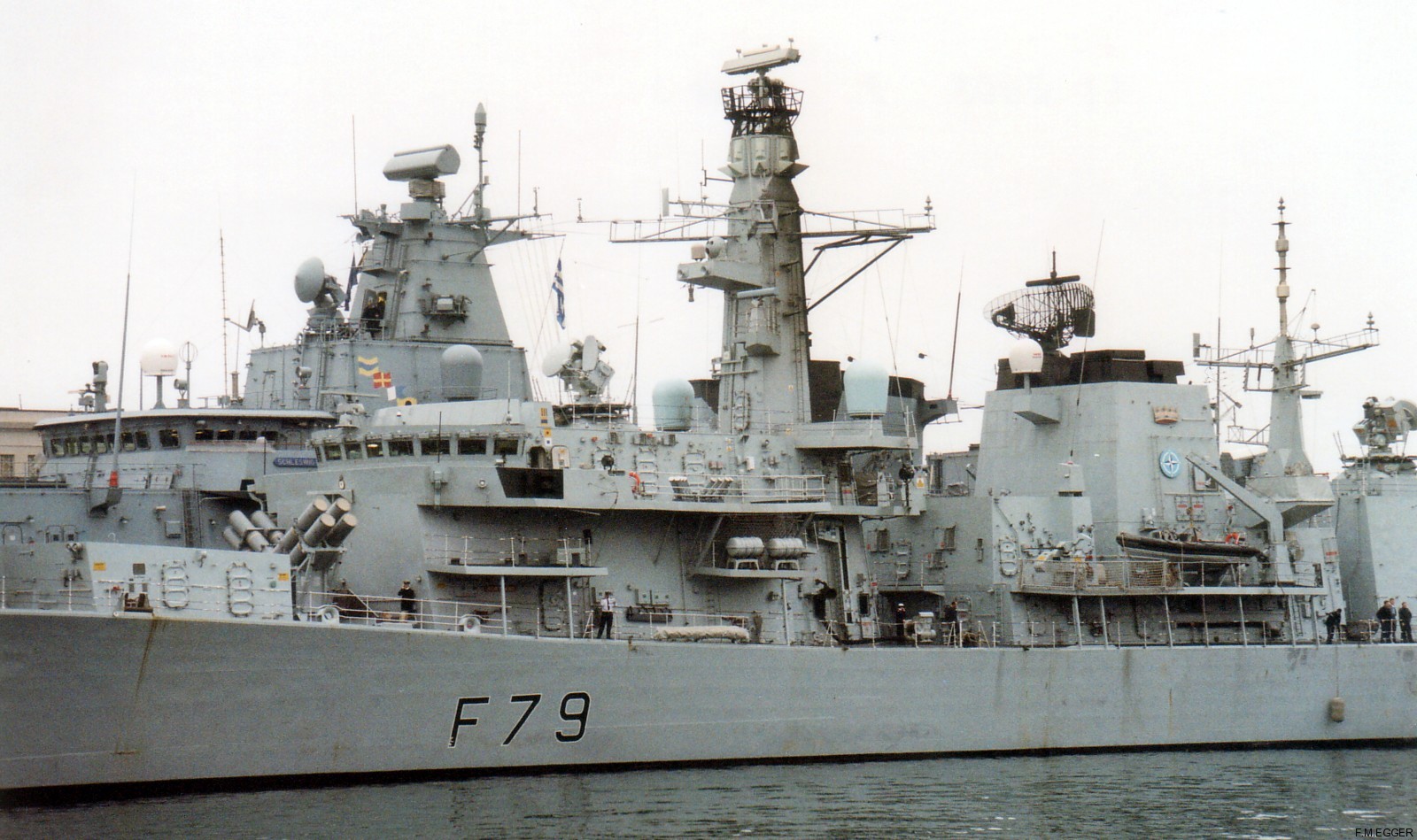 f-79 hms portland type 23 duke class guided missile frigate ffg royal navy stanavformed trieste italy 20