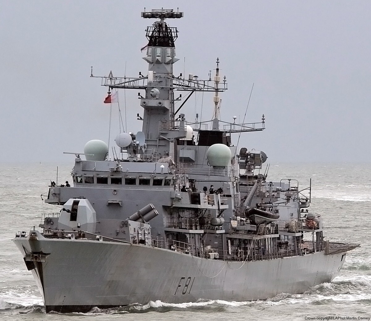 f-81 hms sutherland type 23 duke class guided missile frigate ffg royal navy 04