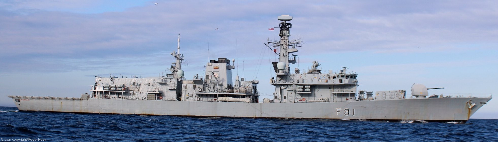 f-81 hms sutherland type 23 duke class guided missile frigate ffg royal navy 20