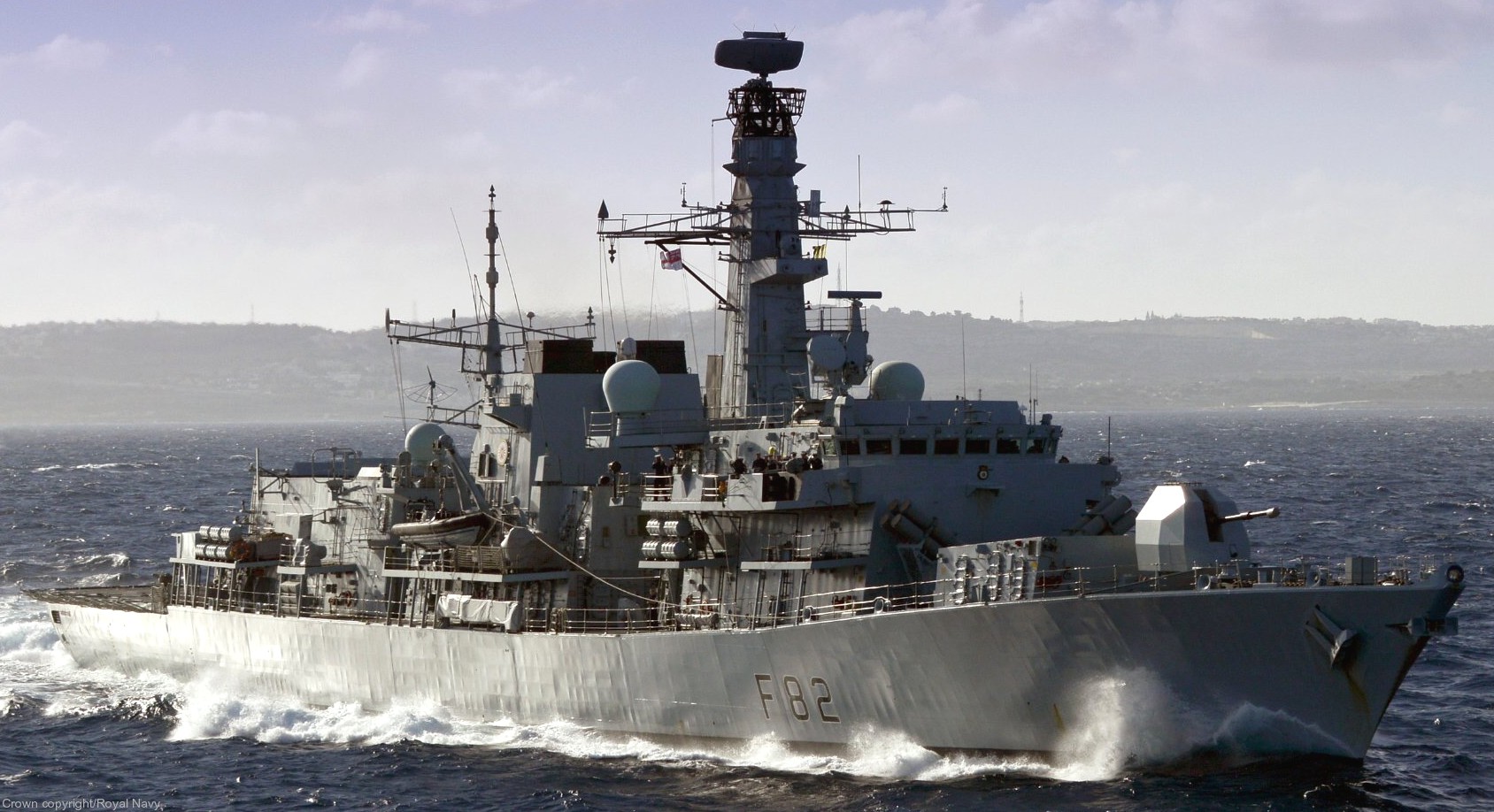 f-82 hms somerset type 23 duke class guided missile frigate ffg royal navy 41