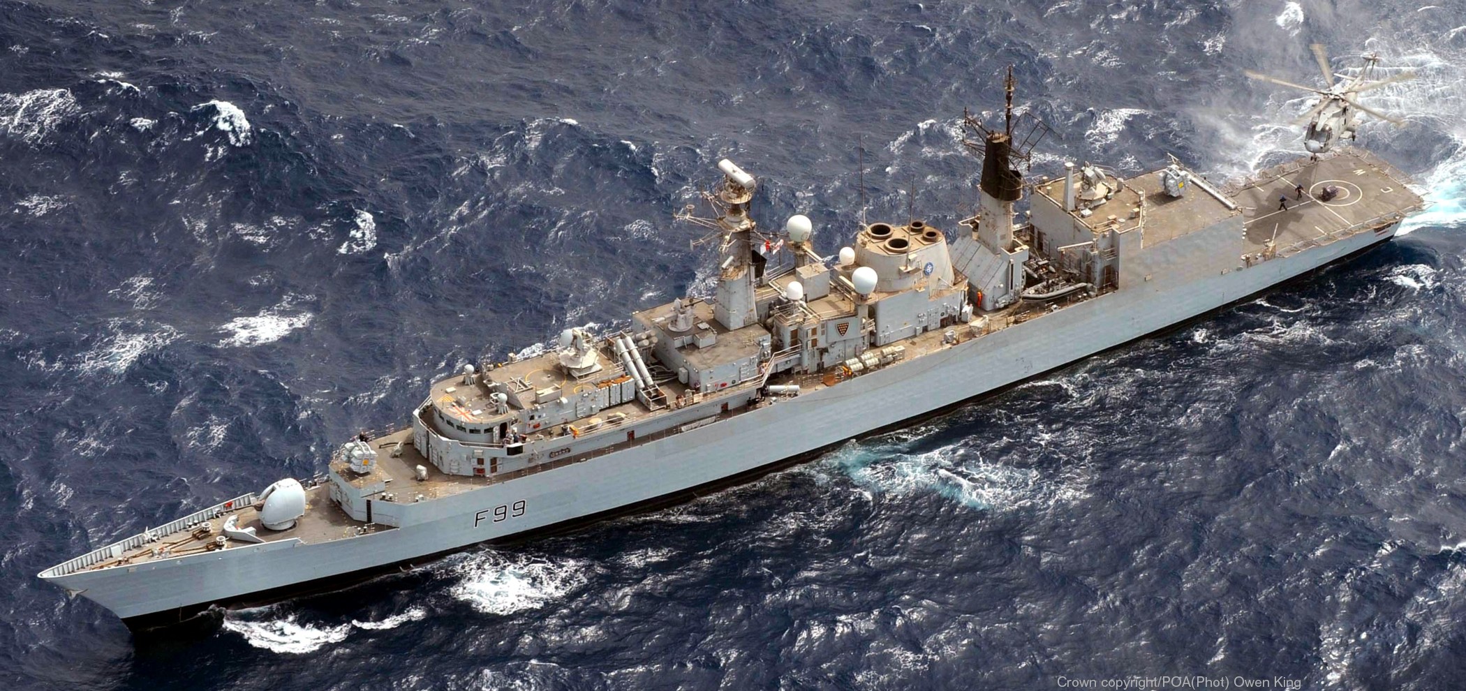 hms cornwall f 99 broadsword class type 22 frigate royal navy