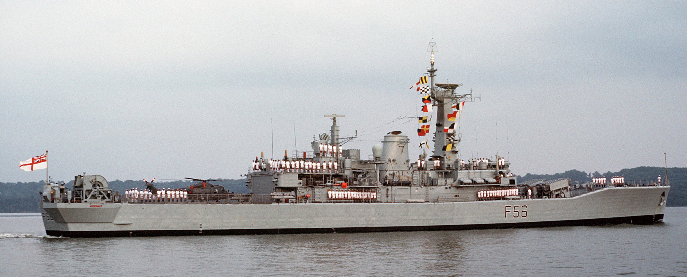 hms argonaut f 56 type 12i leander class frigate royal navy
