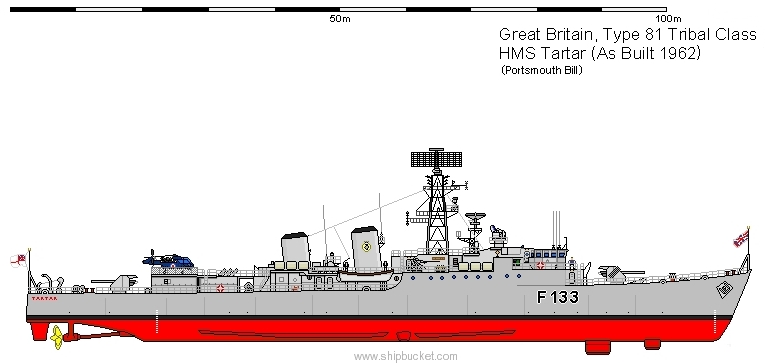 tribal type 81 class frigate royal navy hms ashanti eskimo gurkha mohawk nubian tartar