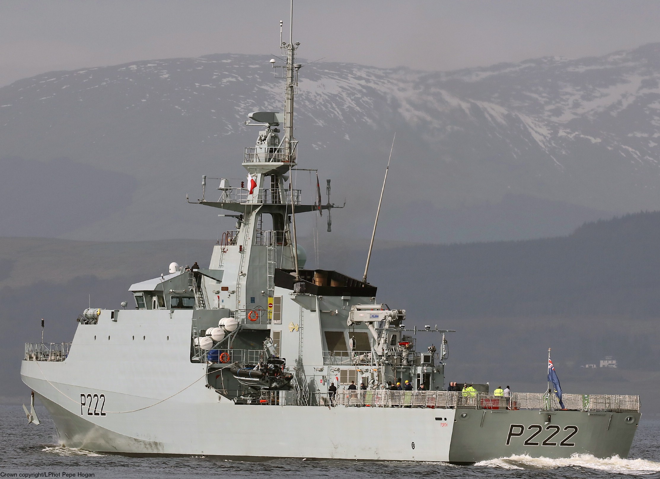 p222 hms forth river class offshore patrol vessel opv royal navy 53